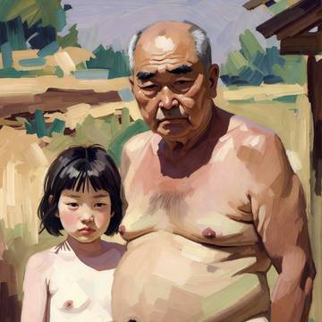 おじいちゃん、孫娘を頼む -