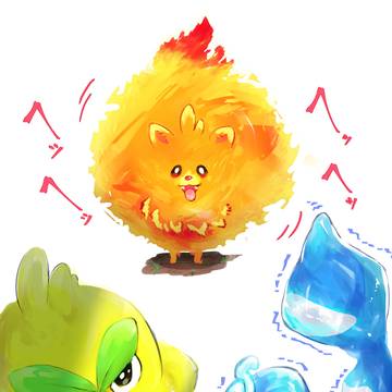 ふさふさポムケン　眼力のハブロウ　あざといミオリー