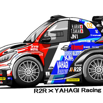 R2R X YAHAGI GR Yaris Rally2