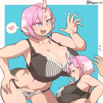 【Skeb依頼】鬼っ娘ギャルOCの鈴さんがユーザー君を揶揄うよ
