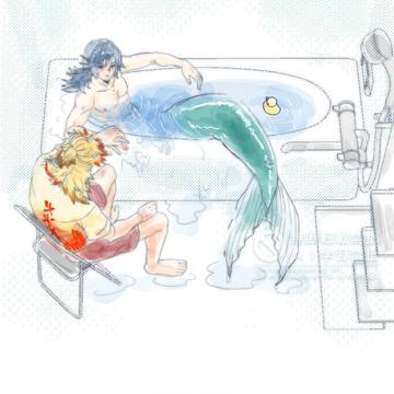 「毎日煉義🔥🌊絵チャレンジ」