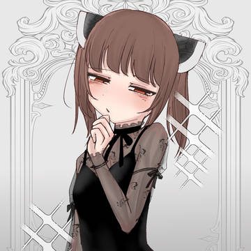 「............。」