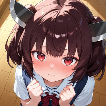 頬染め