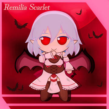 Scarlet escape Remilia Fumo card