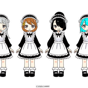 【CHARAT+ペイント】狼牙型駆逐艦　メイドver.