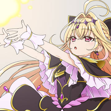 キュアアルカナ・シャドウを描いてみたり。
