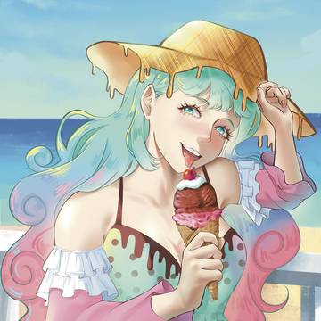 海邊就是要配冰淇淋啊！🍦