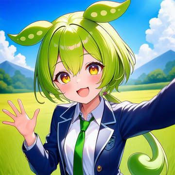 ギャルフシギダネなる擬人化から派生した存在「ギャルずんだもん」