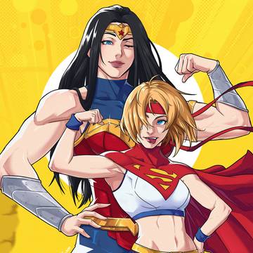Wonder Woman and Supergirl