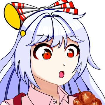 焼き鳥を貰うもこたん