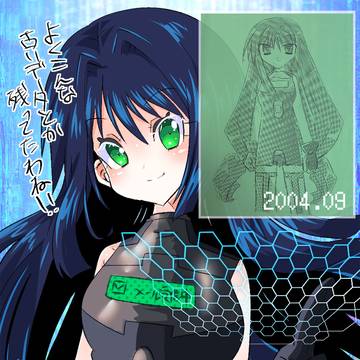 2004年にガラケー擬人化やってたときの生原稿出てきた。