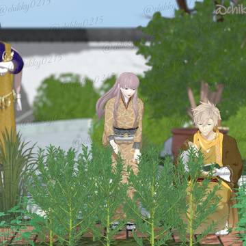 3D天満本願寺と武将たち