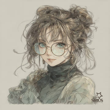 Glasses-wearing girl