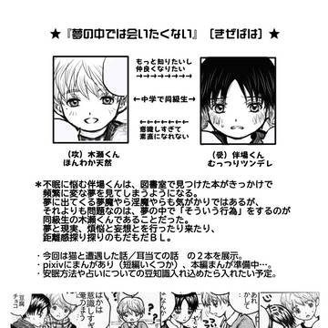 創作BL　きぜばは/夢の中では会いたくない　キャラ紹介