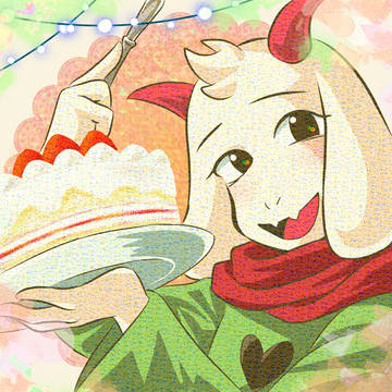おいしいケーキが焼けたよ