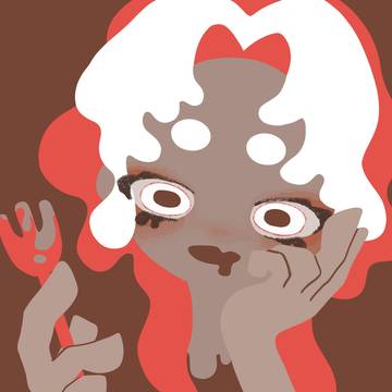 太眉の女の子たち