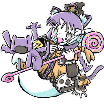 [OC] halloween girl ハロウィン娘
