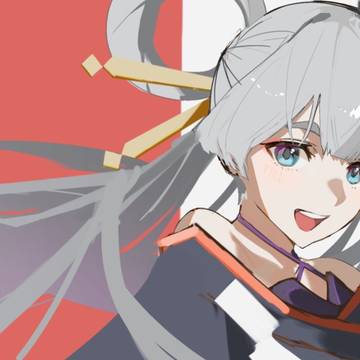 月見ヤチヨで厚塗り