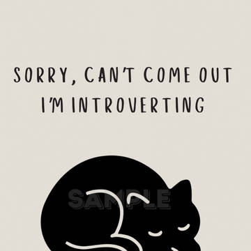 内向的な猫 08｜I'm Introverting