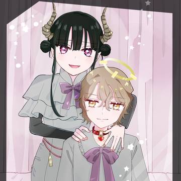 首輪プレゼント【創作百合】