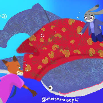 南の海での出会い