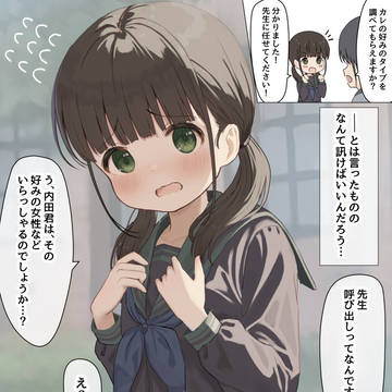 女学生の頼みで男子学生の好みのタイプを探る14歳大学教授
