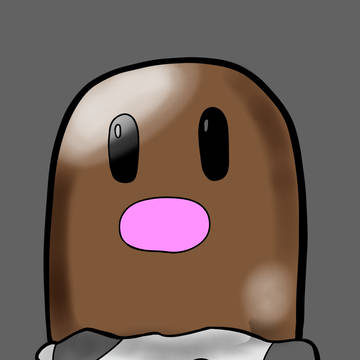 イラスト練習 98日目 ディグダ