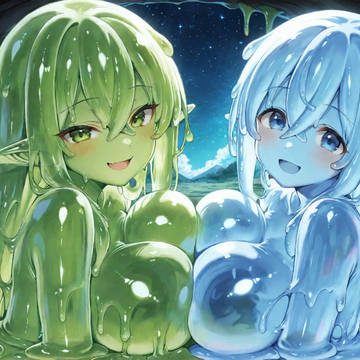 青緑スライムのお誘い