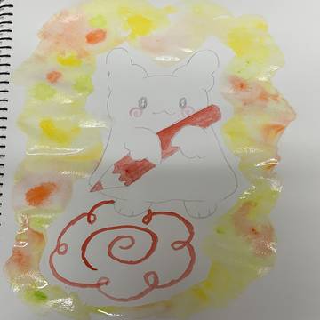 はなまるおばけの模写③