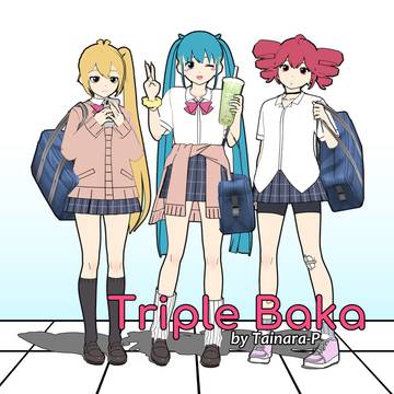 [Vroid-MMD] Triple Baka