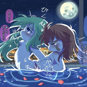 プールに響くは水の音と