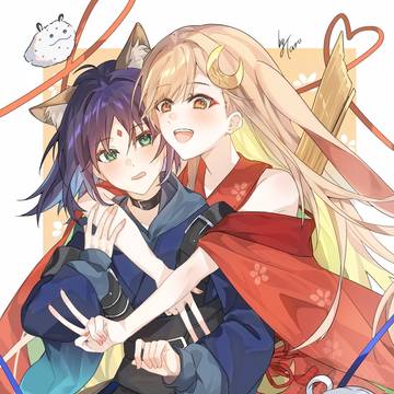 赤と青は昔からCPっぽい
