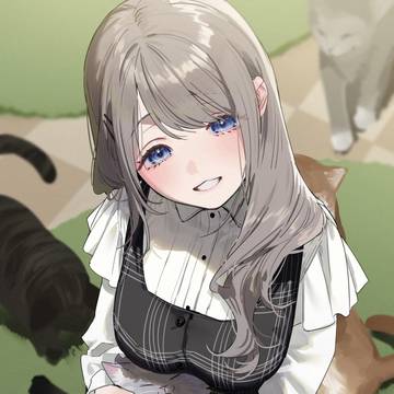 「猫、かわいいね~!」