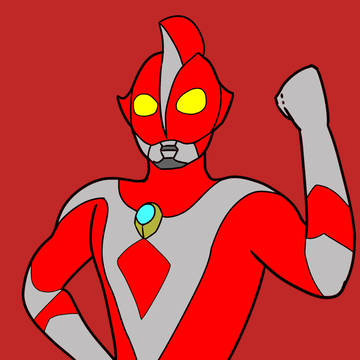イラスト練習 99日目 ウルトラマンゼアス