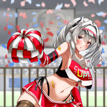 チアリーダーミルティナちゃん!