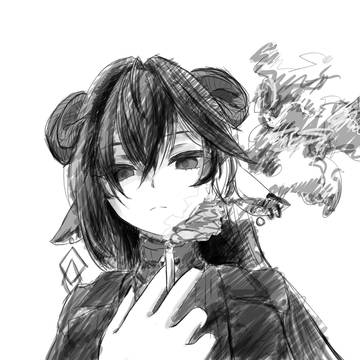 うちの子落書き