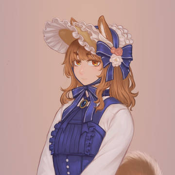 ロリータ犬耳ちゃん