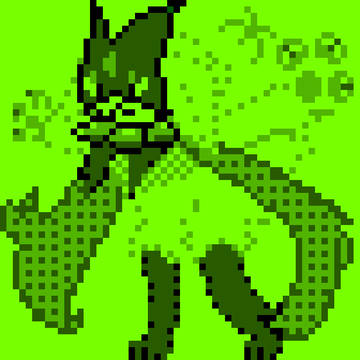 Meowscarada pixel art