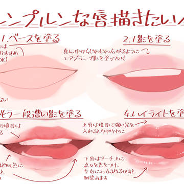 プルンプルンな唇描きたい人へ