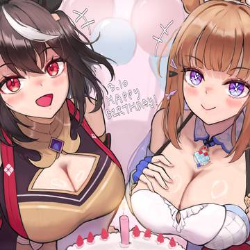 キタちゃんとアイちゃんの誕生日