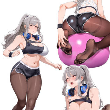 和奈莉德一起健身