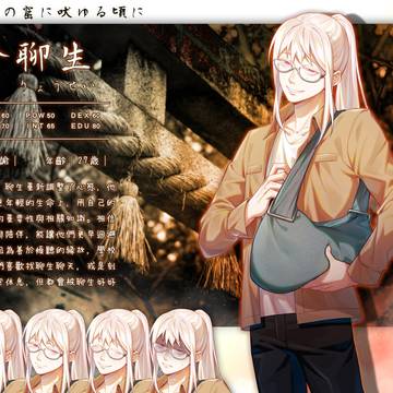 ※ネタバレ※【TRPG】けだもの窟に吠ゆる頃に自陣立繪+劇透