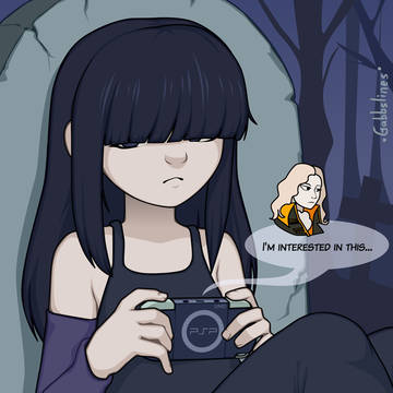Lucy at the cemetery