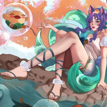 Spirit Blossom Springs Ahri