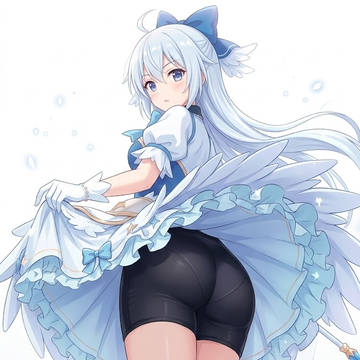 魔法少女智 裙后视角