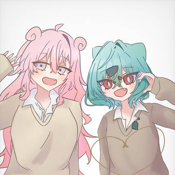ふたりでプリクラ！
