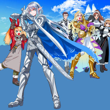 表紙全体像と各キャラ全身像