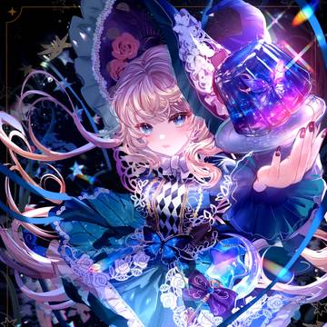 月の雫とバタフライピー