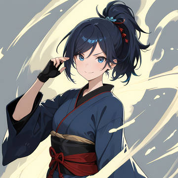 和服の女性(Remake)