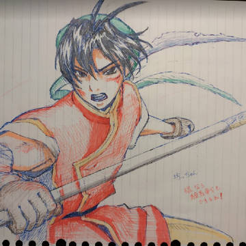 落書き坊っちゃん_戦闘中